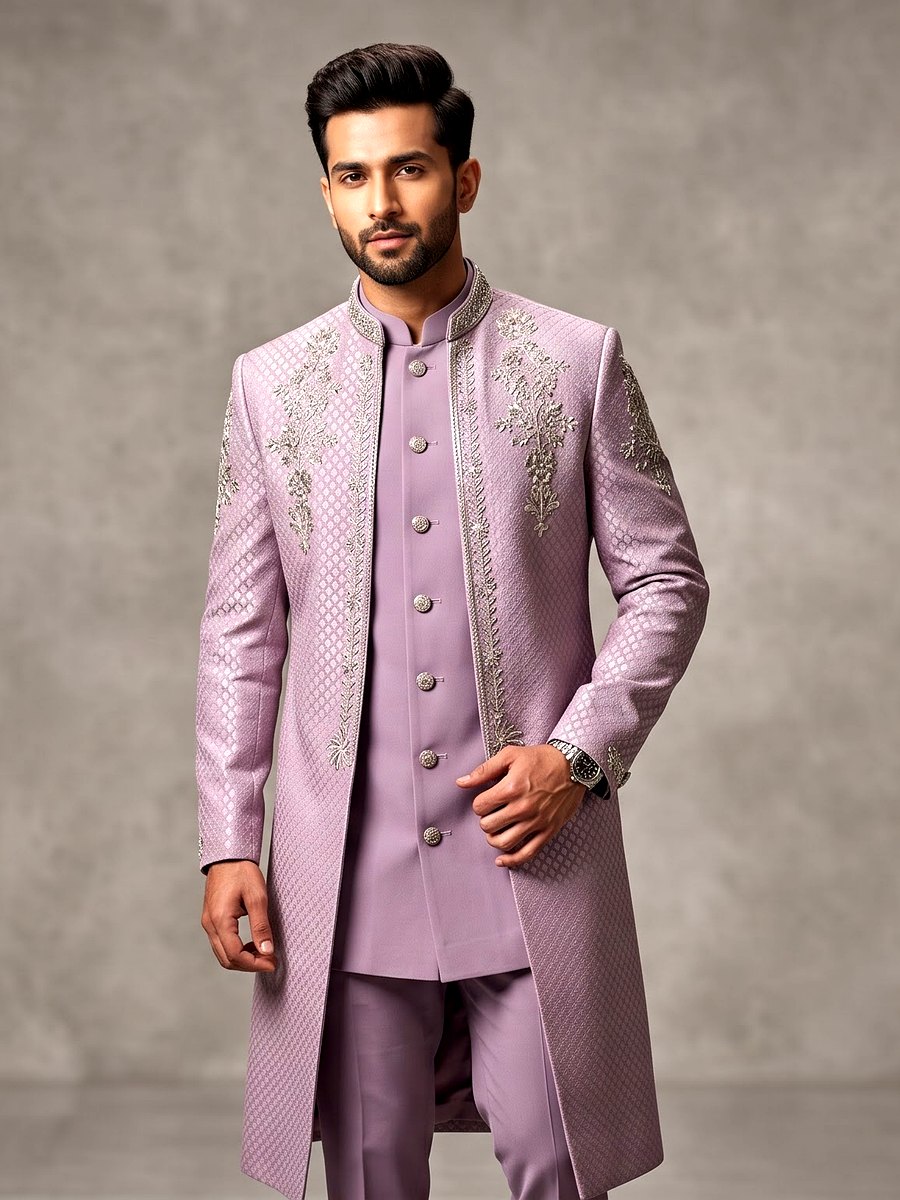 Open Indo Western – Layered Usthad Coat